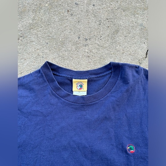 Vintage 90s Duckhead blue tee size M MADE IN USA - Picture 3 of 4